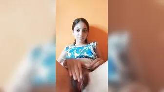 Petite Indian Babe Fingering Her Tight Pussy In Homemade Mms