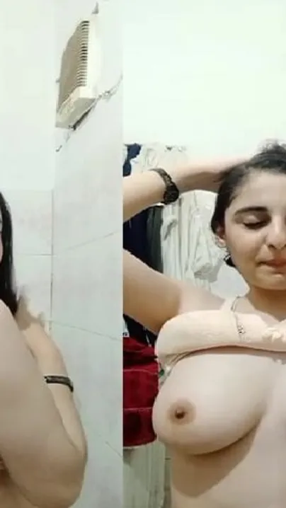 Desi Babe Flaunting Her Curves In The Bathroom Getting Naughty