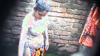 Girl Next Door Caught Bathing Nude On Hidden Cam At Home