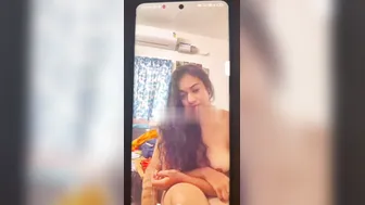 Tamil Babe Stripping Naked During Private Video Chat Session