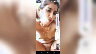 Village Bhabhi Having Phone Sex With Lover During Video Call