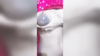 Village Wife Milking Her Heavy Boobs Naked For Hubby Pleasure