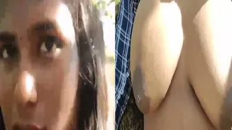 My GF Fucking Me Outdoors Hidden In The Jungle Bushes