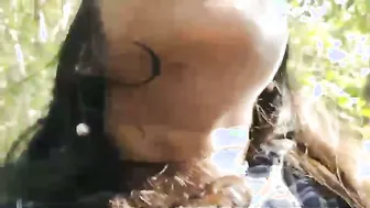 My GF Fucking Me Outdoors Hidden In The Jungle Bushes