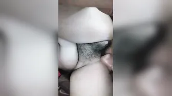 Neighbor Aunty Getting Her Hairy Pussy Eaten By Young Boy
