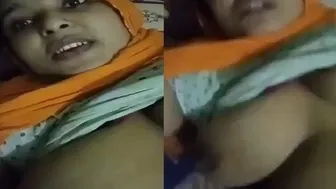 Village Slut Exposing Her Huge Tits Shaking Them For Cash