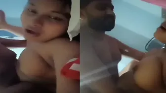 Married Woman Enjoying Rough Sex With Her Husband At Home