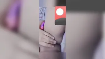 Smoking Hot GF Flashing Her Tits During Video Call