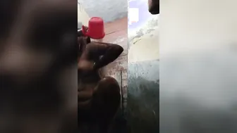 Village Married Woman Stripping Naked Before Her Bath Time