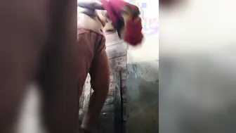 Village Married Woman Stripping Naked Before Her Bath Time