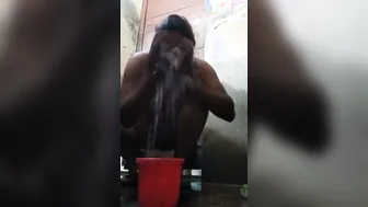 Village Married Woman Stripping Naked Before Her Bath Time