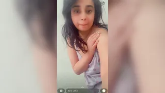 Busty Indian Babe Making Nude Selfie Exposing Her Big Assets