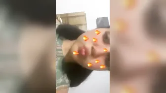 Cute GF Going Topless Showing Her Boobs First Time