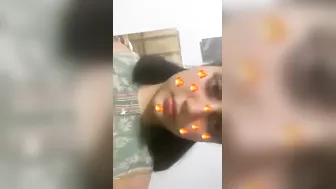 Cute GF Going Topless Showing Her Boobs First Time