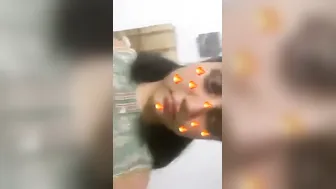 Cute GF Going Topless Showing Her Boobs First Time