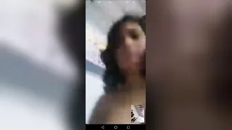 Married Aunty Playing With Big Boobs And Pussy On Video Call