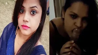 Beautiful GF Sucking And Giving Sloppy Blowjob On Cam