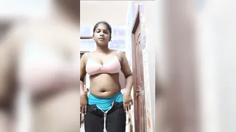 Hotel Maid Stripping Nude Showing Pussy Behind The Doors