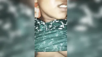 Village Bhabhi With Dark Nipples Posing Naked For Lover