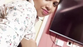 Married Bhabhi Breastfeeding Her Man Before Getting Fucked Hard