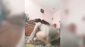 Married Woman In Black Bra Showing Her Pussy And Ass On Camera