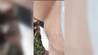 Local Girl Getting Fucked Deep In The Jungle Behind Village