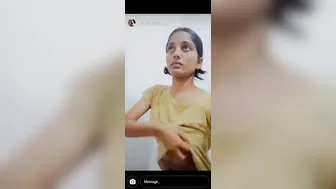 My GF Showing Her Natural Boobs On Video Call Tonight