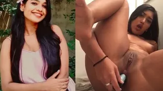 Desi Babe Trying Anal Toy Experimenting Alone In Her Room