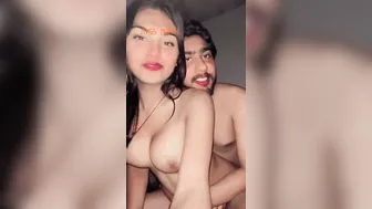 Indian GF Making Out With Her Man In Village Room