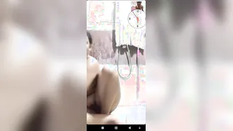 Chubby GF Bathing Naked And Fingering Herself After