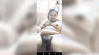 Chubby GF Bathing Naked And Fingering Herself After