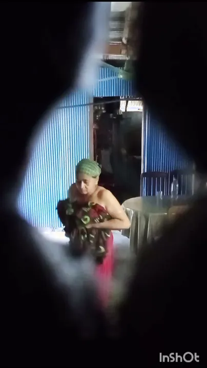 Mature Indian Mom Dressing Up After Taking Steamy Shower