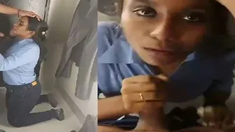 Office Secretary Sucking Boss Cock Hoping For Promotion