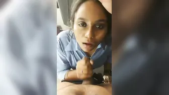 Office Secretary Sucking Boss Cock Hoping For Promotion