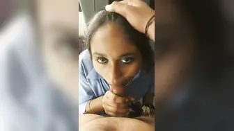 Office Secretary Sucking Boss Cock Hoping For Promotion