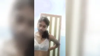 College Girl Making Nude Video In Bathroom Caught On Camera