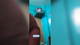 Bhabhi Goes Topless Answering Phone Call Caught On Video