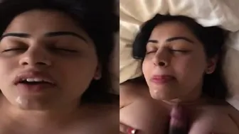 Wife Getting Her Perfect Tits Fucked By Hubby In Bedroom Tonight