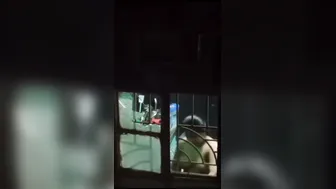 Catching The Neighbor Wife Naked In Her Kitchen Through Window