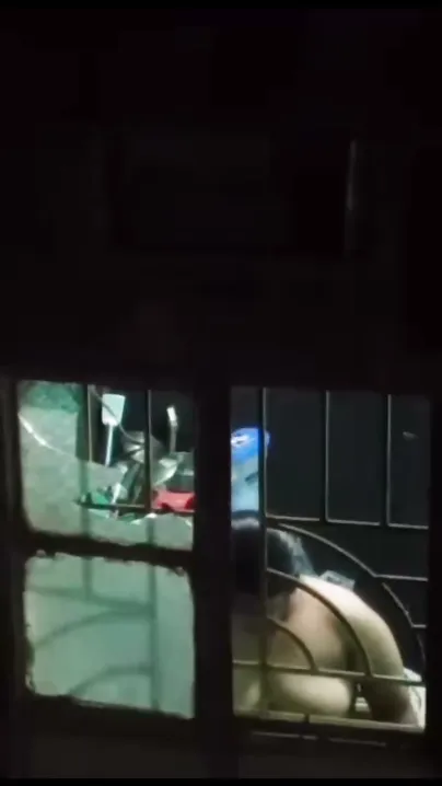 Catching The Neighbor Wife Naked In Her Kitchen Through Window