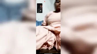 Chubby Married Aunty Fingering Herself On Video Call Getting Wet