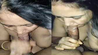 Mature Aunty Giving Sloppy Blowjob To Neighbor In Secret Affair