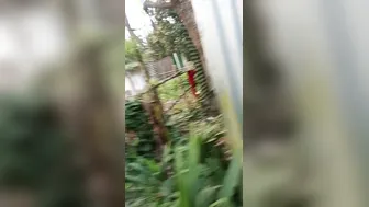 Busty Milf Bathing Completely Naked Outdoors Caught On Video