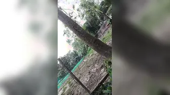 Busty Milf Bathing Completely Naked Outdoors Caught On Video