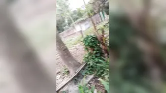 Busty Milf Bathing Completely Naked Outdoors Caught On Video