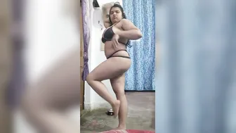 Bengali Dancing Babe Making Her Huge Boobs Bounce For Camera