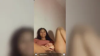 Naked GF Spreading Wide Showing Everything On Her Phone