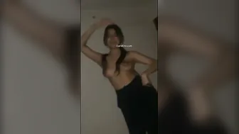 Mountain Girl Dancing Topless Teasing With Her Beautiful Boobs