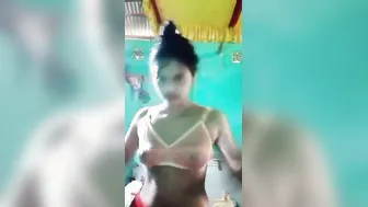 GF Changing Clothes Showing Naked Body To Lover