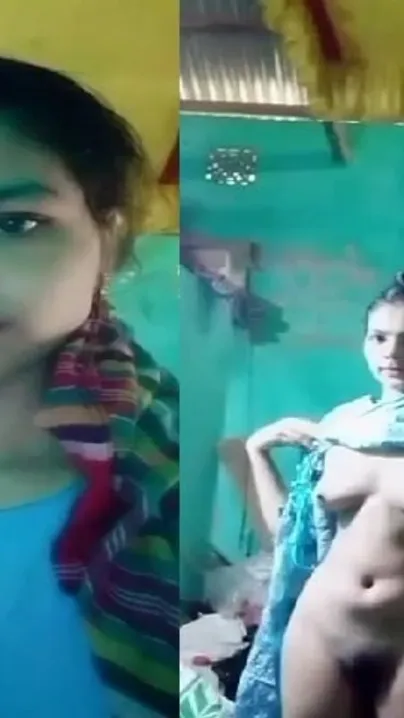 GF Changing Clothes Showing Naked Body To Lover